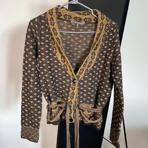 SOL Alpaca Cardigan with Ties